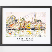 Paul signac - Le Pouliguen Fishing Boats (1928)