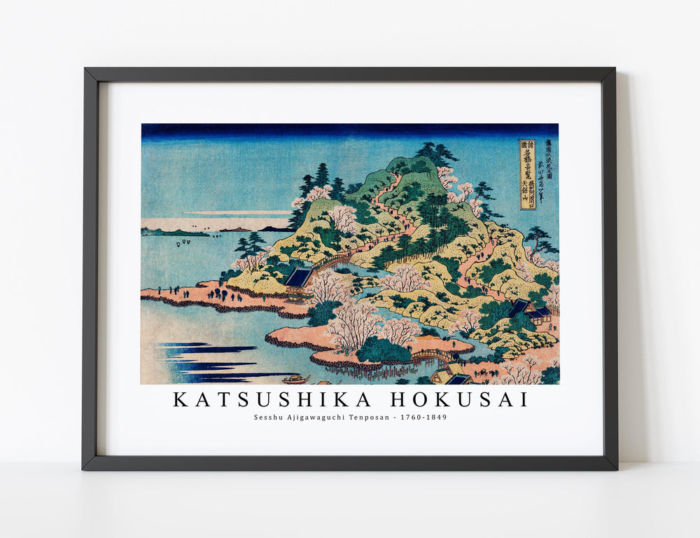 Katsushika Hokusai - Sesshu Ajigawaguchi Tenposan 1760-1849