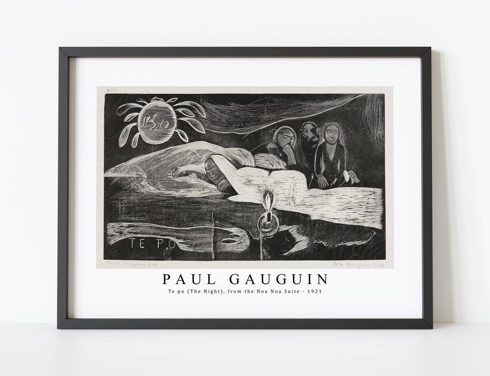 Paul Gauguin - Te po (The Night), from the Noa Noa Suite 1921
