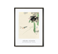
              Ohara Koson - Bird at flowering bean plant (1900 - 1930) by Ohara Koson (1877-1945)
            