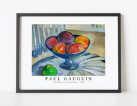 
              Paul Gauguin - Fruit Dish on a Garden Chair 1890
            