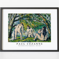 Paul Cezanne - Three Bathers (Trois baigneuses) 1876-1877