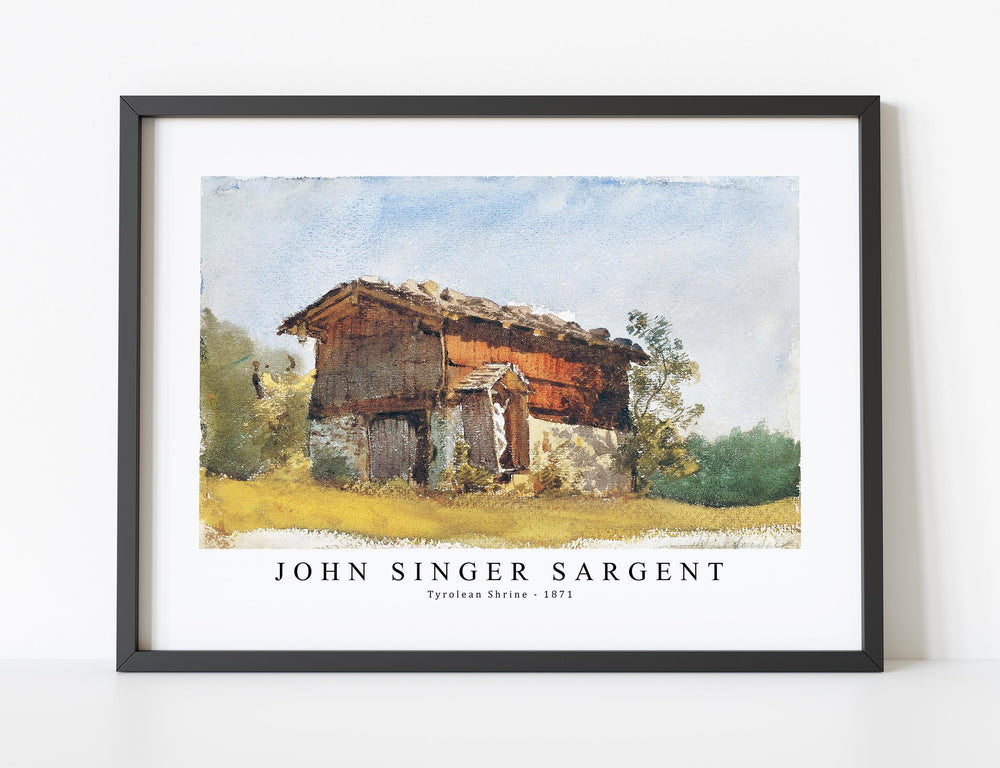 John Singer Sargent - Tyrolean Shrine (1871)