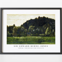 Sir Edward Burne Jones - Landscape - Study painting in high resolution by Sir Edward Burne–Jones (2)