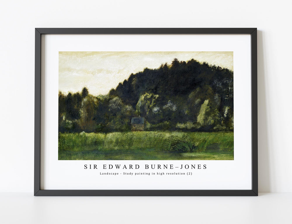 Sir Edward Burne Jones - Landscape - Study painting in high resolution by Sir Edward Burne–Jones (2)