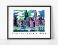 
              Ernst Ludwig Kirchne - View of Dresden Schlossplatz 1926
            