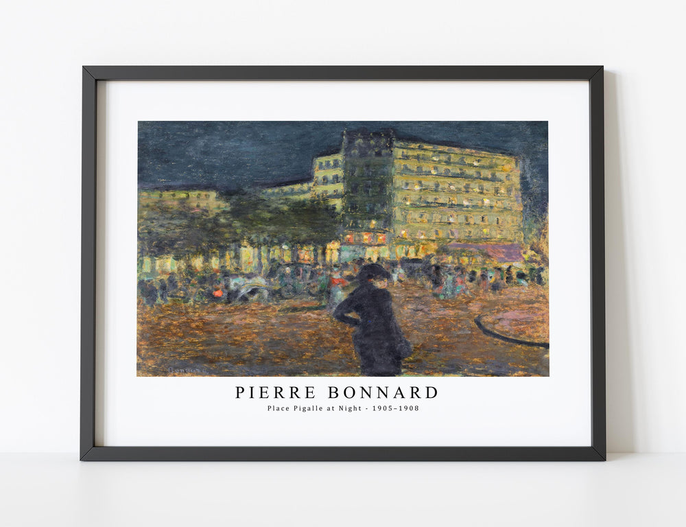 Pierre Bonnard - Place Pigalle at Night (1905–1908)