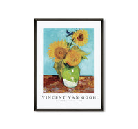 
              Vincent Van Gogh - Vase with Three Sunflowers 1888
            