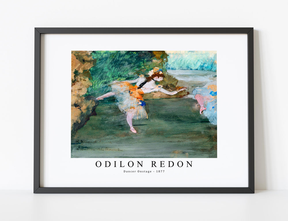 Odilon Redon - Dancer Onstage 1877