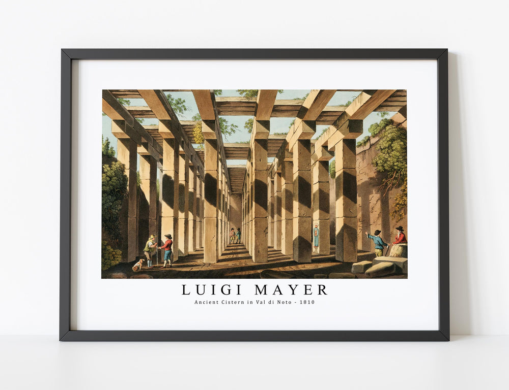 Luigi Mayer - Ancient Cistern in Val di Noto from Views in the Ottoman Dominions, in Europe, in Asia, and some of the Mediterranean islands (1810)