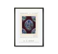 
              E.A.Seguy - Fruit tree pattern Art Nouveau pochoir print in oriental style
            