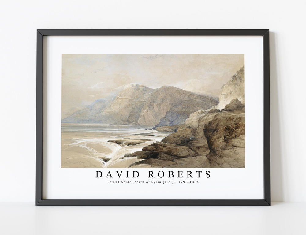 David Roberts-Ras - el Abiad, coast of Syria (n.d.)-1796-1864