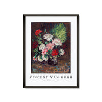 Vincent Van Gogh-Vase with Carnations 1886