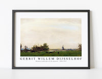 
              Gerrit Willem Dijsselhof - Meadow Landscape on the Spaarne 1890-1919
            