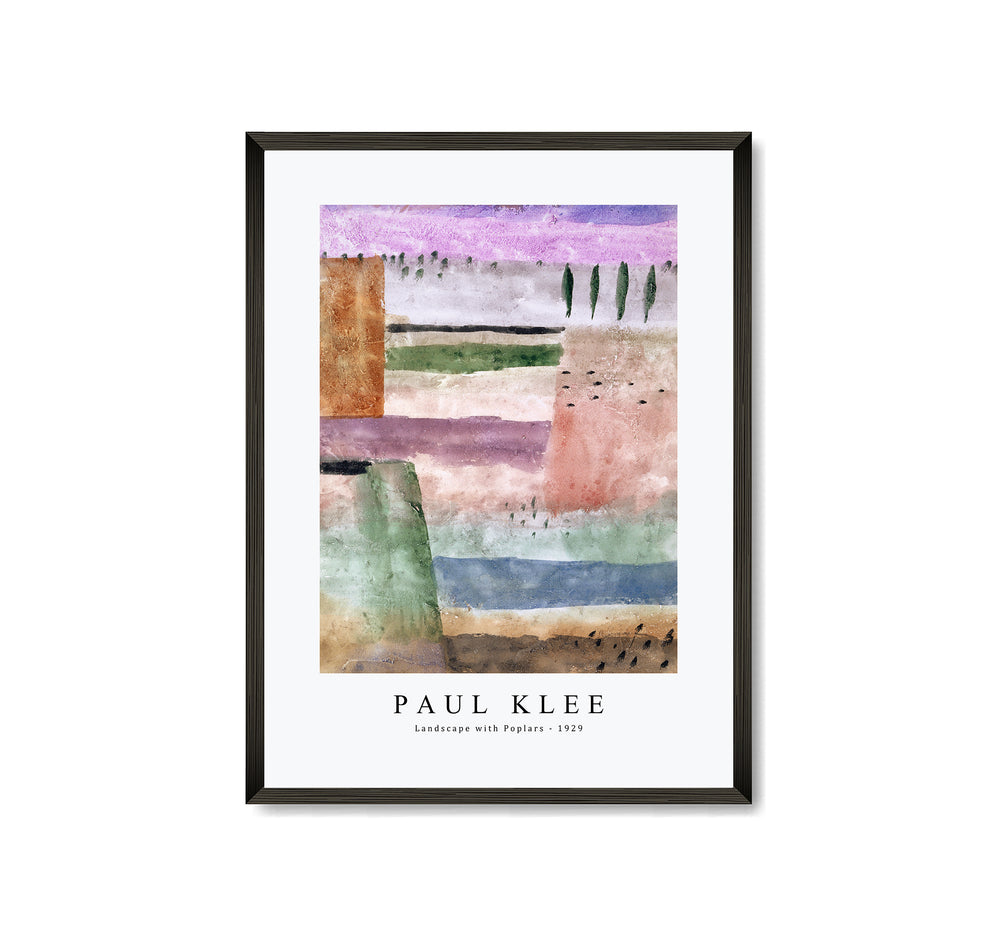 Paul Klee - Landscape with Poplars 1929