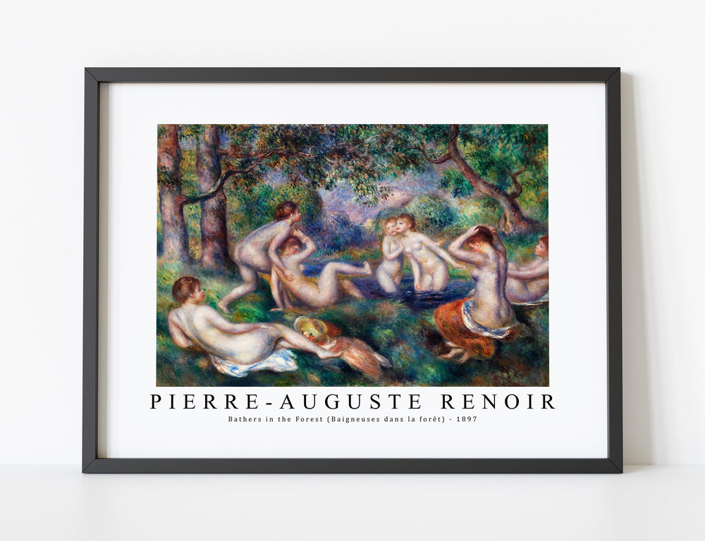 Pierre Auguste Renoir - Bathers in the Forest (Baigneuses dans la forêt) 1897