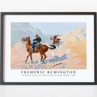 Frederic Remington - The Advance–Guard, or The Military Sacrifice (The Ambush)-1890