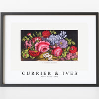 Currier & Ives - Flower basket-1872