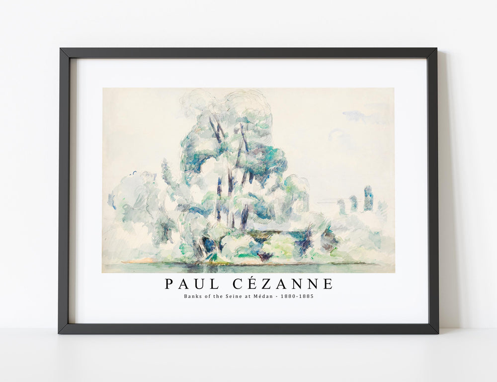 Paul Cezanne - Banks of the Seine at Médan 1880-1885