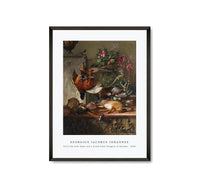 
              Georgius Jacobus Johannes - Still Life with Game and a Greek Stele Allegory of Autumn (1818)
            