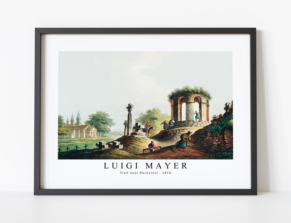 Luigi Mayer - View near Bucharest 1810