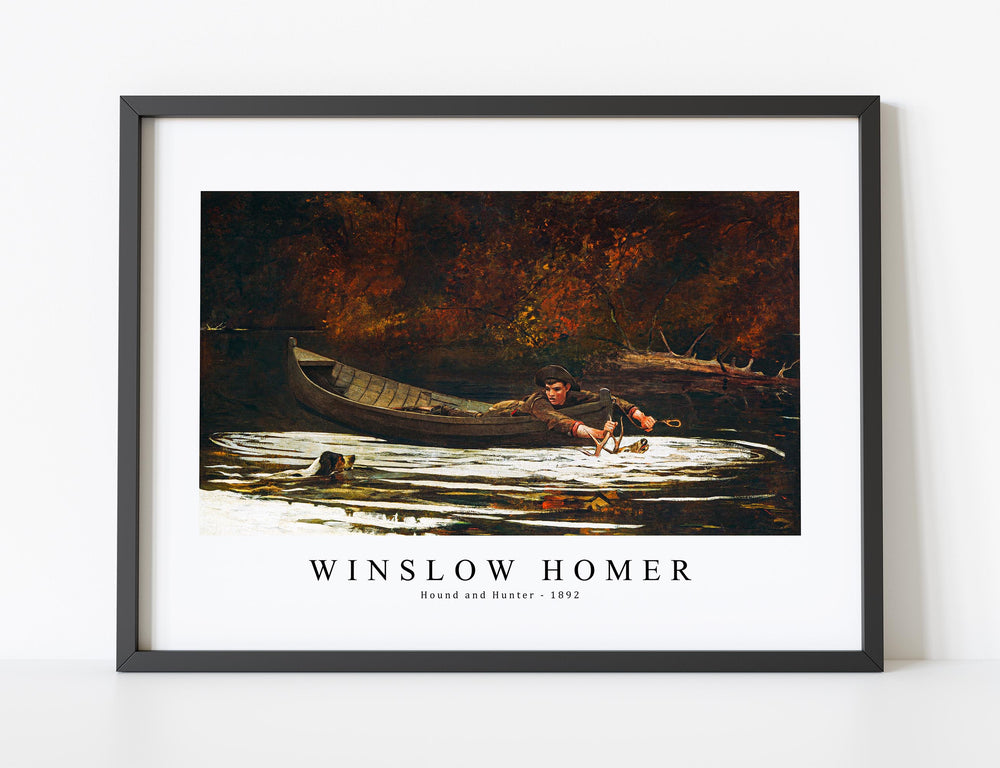 winslow homer - Hound and Hunter-1892