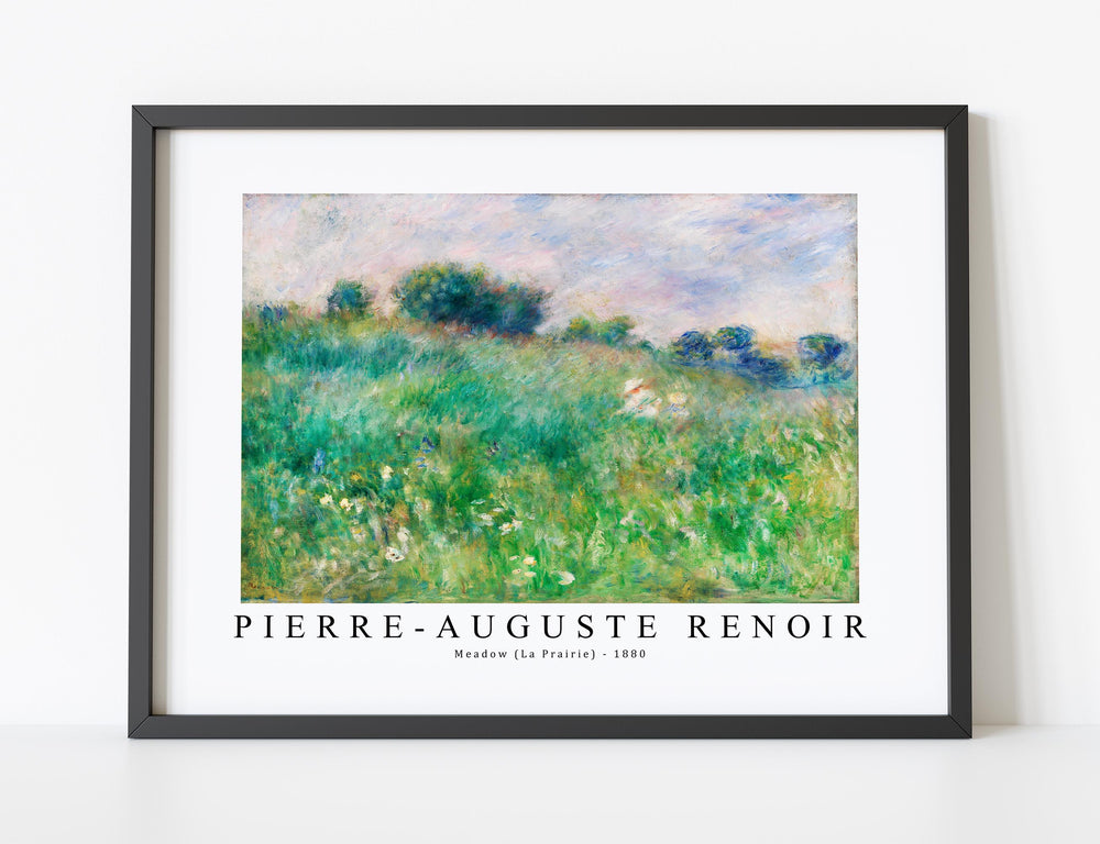 Pierre Auguste Renoir - Meadow (La Prairie) 1880
