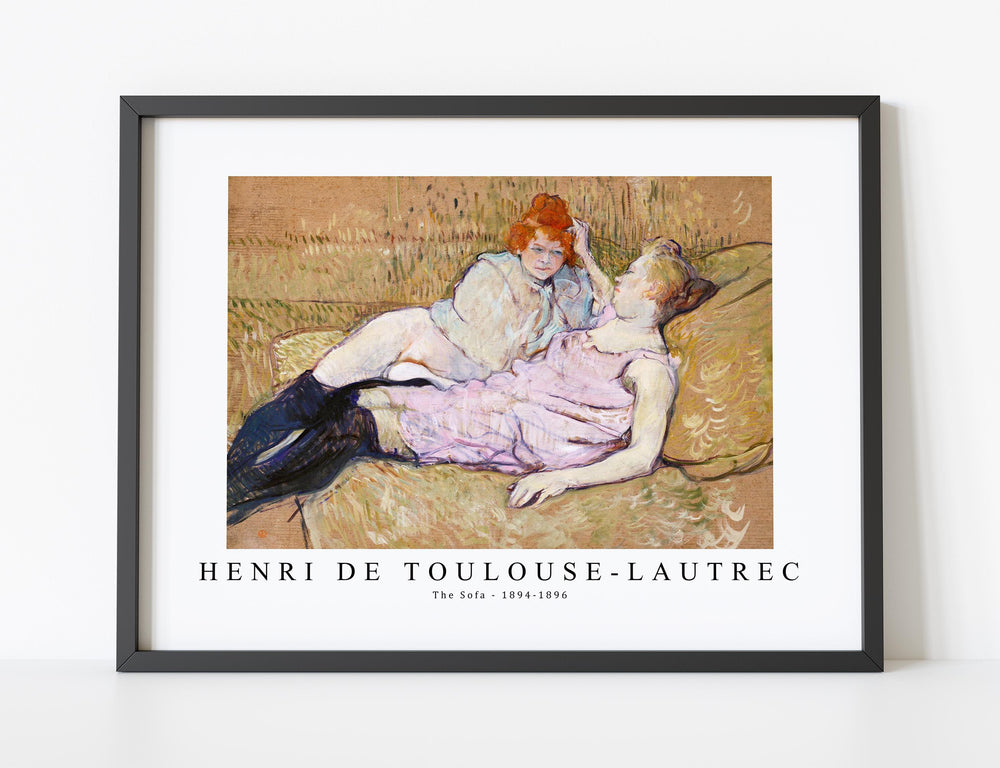 Henri De Toulouse–Lautrec - The Sofa 1894-1896