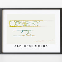 Alphonse Mucha - Interior showcase decor for Fouquet 1869-1939