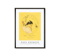 
              Paul gauguin - Projet d’assiette (Leda) (Design for a Plate [Leda]), frontispiece from the Volpini Suite (1889)
            