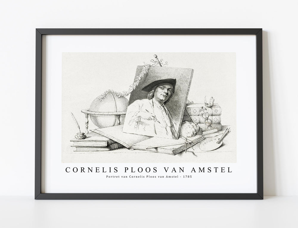 Cornelis ploos van amstel - Portret van Cornelis Ploos van Amstel-1785
