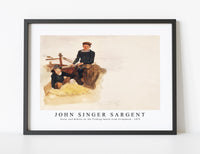 
              John singer Sargent - Oscar and Bobino on the Fishing Smack from Scrapbook (1874)
            