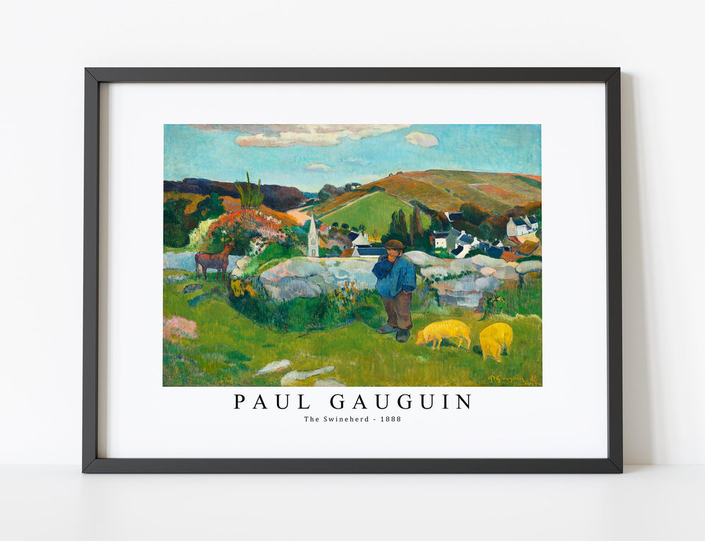 Paul Gauguin - The Swineherd 1888