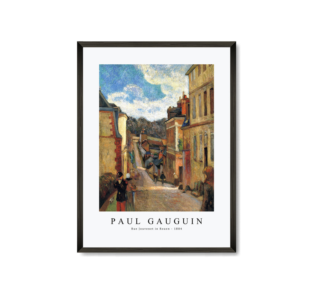 Paul gauguin - Rue Jouvenet in Rouen 1884