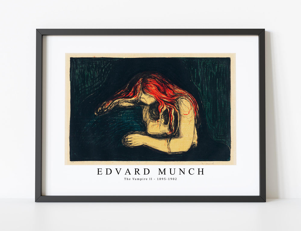 Edvard Munch - The Vampire II 1895-1902