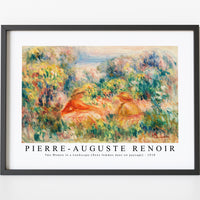 Pierre Auguste Renoir - Two Women in a Landscape (Deux femmes dans un paysage) 1918