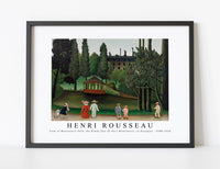 
              Henri Rousseau - View of Montsouris Park, the Kiosk (Vue du Parc Montsouris, Le Kiosque) 1908-1910
            