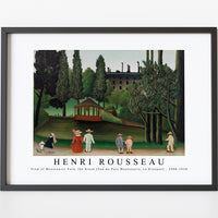 Henri Rousseau - View of Montsouris Park, the Kiosk (Vue du Parc Montsouris, Le Kiosque) 1908-1910