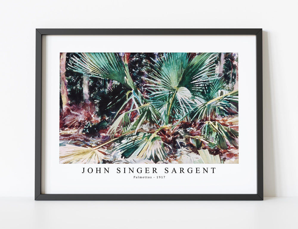 John Singer Sargent-Palmettos (1917)