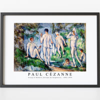 Paul Cezanne - Group of Bathers (Groupe de baigneurs) 1892-1894