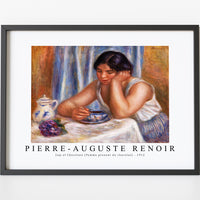 Pierre Auguste Renoir - Cup of Chocolate (Femme prenant du chocolat) 1912