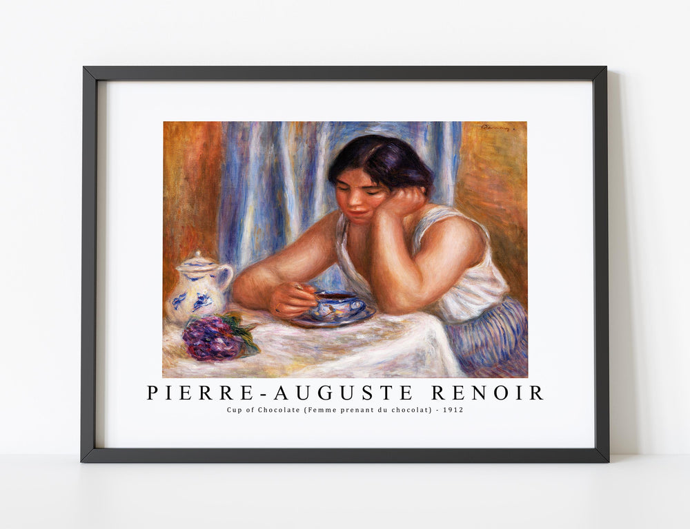 Pierre Auguste Renoir - Cup of Chocolate (Femme prenant du chocolat) 1912