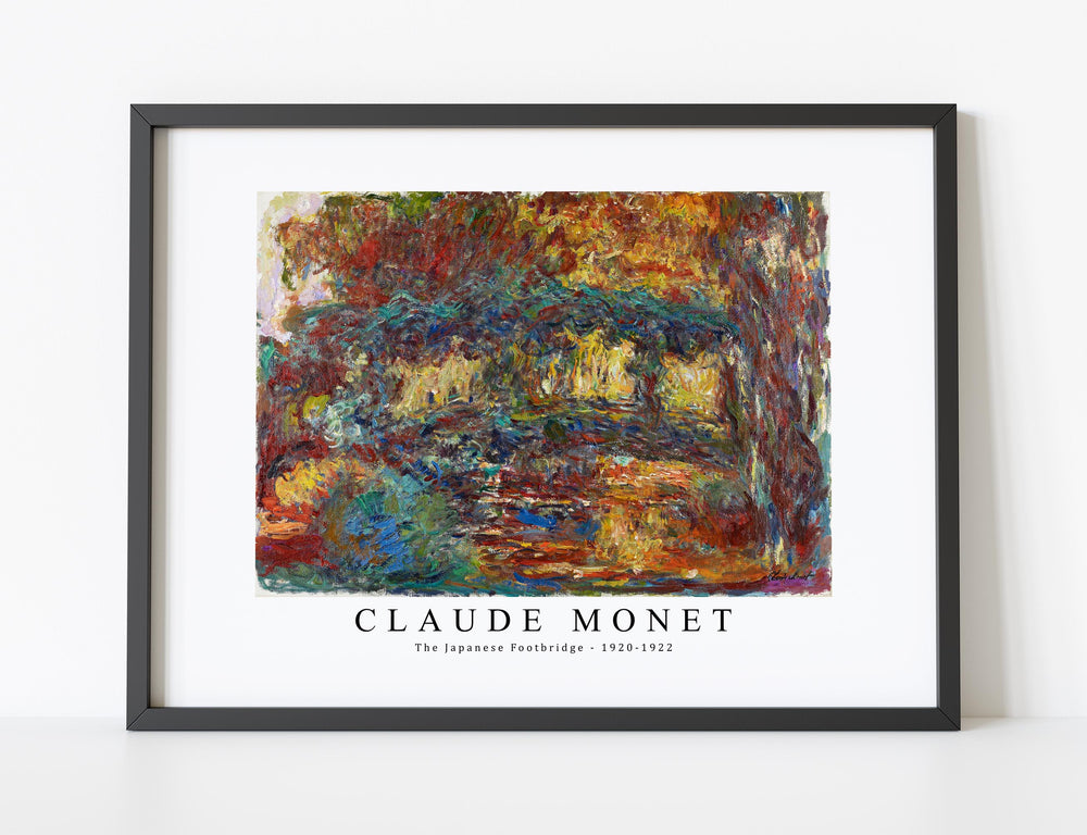 Claude Monet - The Japanese Footbridge 1920-1922