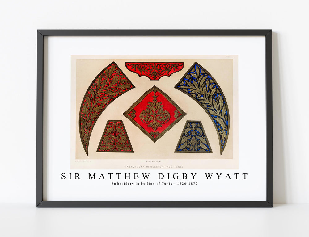 Sir Matthew Digby Wyatt - Embroidery in bullion of Tunis 1820-1877