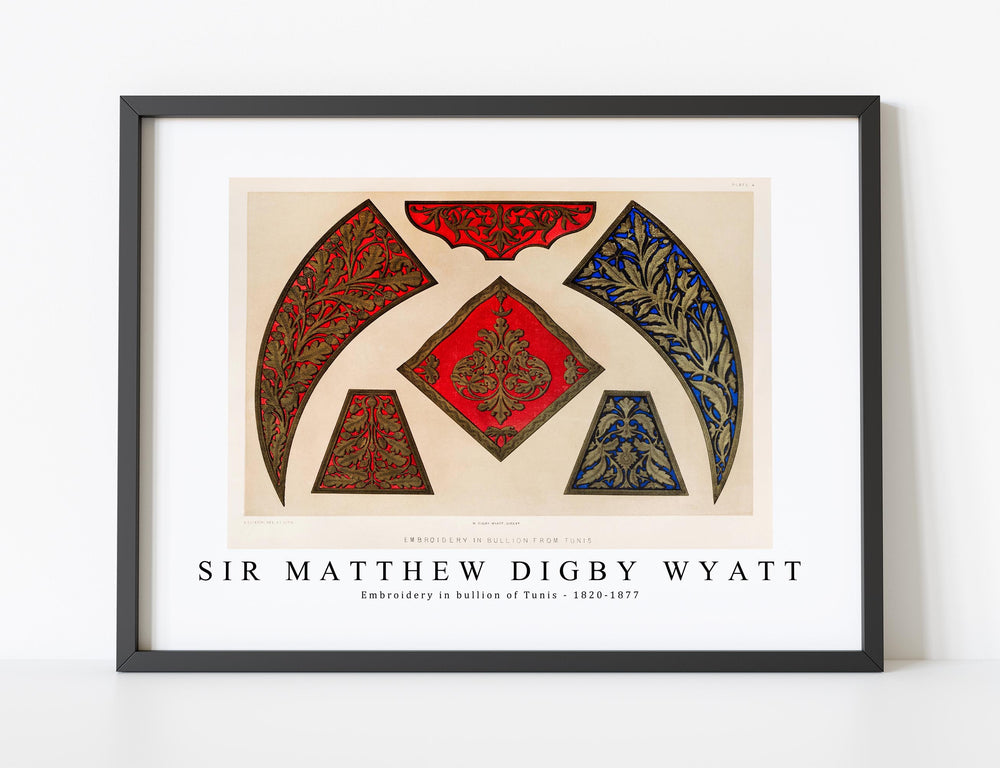 Sir Matthew Digby Wyatt - Embroidery in bullion of Tunis 1820-1877