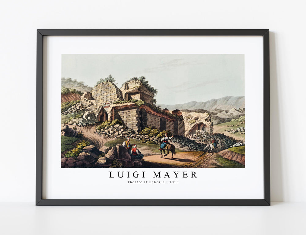 Luigi Mayer - Theatre at Ephesus 1810