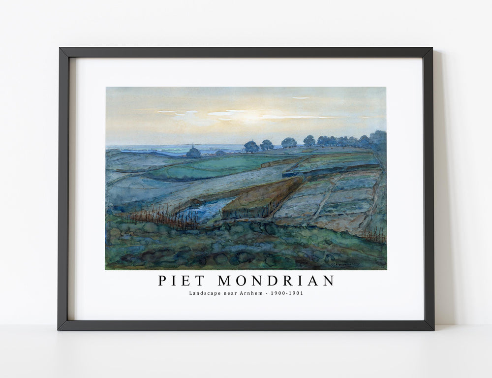 Piet Mondrian - Landscape near Arnhem 1900-1901