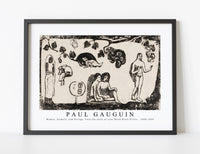 
              Paul Gauguin - Women, Animals, and Foliage, from the Suite of Late Wood-Block Prints 1898-1899
            