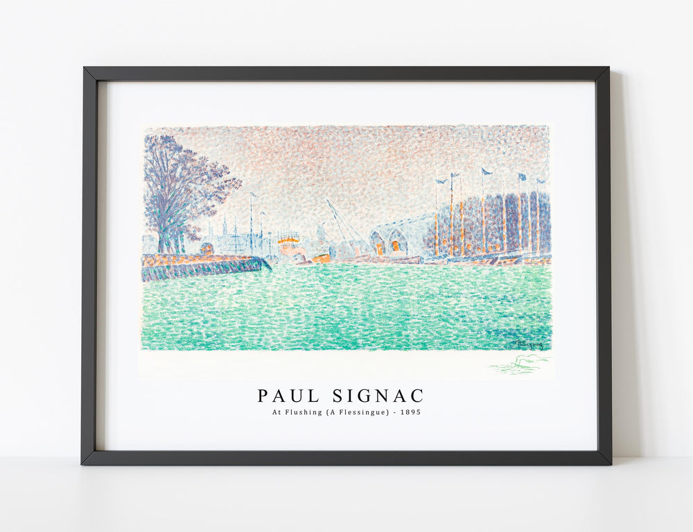 Paul Signac - At Flushing (A Flessingue) (1895)