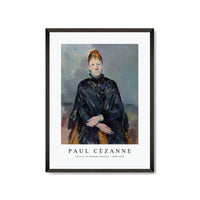 Paul Cezanne - Portrait de Madame Cézanne 1888-1890